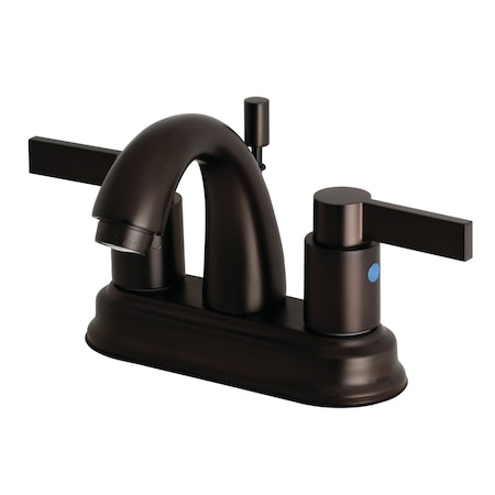 Nuvofusion FB5615NDL 4-Inch Centerset Bathroom Faucet with Retail Pop-Up FB5615NDL